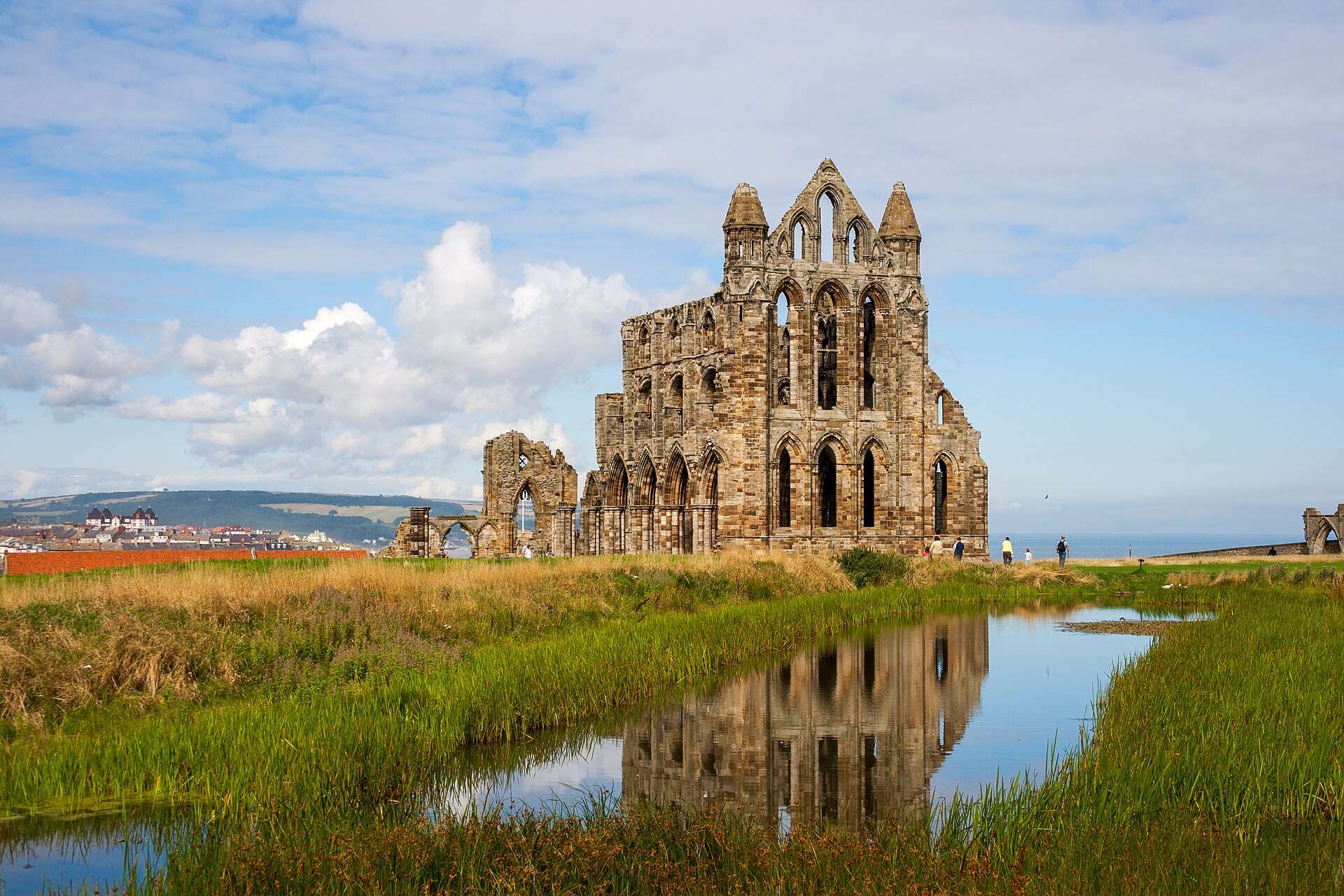 The ruins of Whitby Abbey
